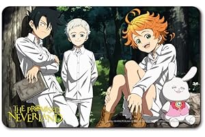 CRUNCHYROLL The Promised Neverland Planche à petit-déjeuner, planche à fourrure, planche à découper et à découper – originale et sous licence