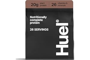 Huel Complete Protein Powder, 26 Servings, Chocolate Fudge Brownie Flavour, 20g of Plant-Based Vegan Protein Powder per Serving, Ready Meals, Gluten-Free, No Soy, Naturally Flavoured Meal Replacement