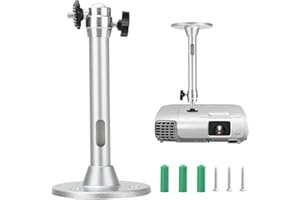 Linkstyle Soporte para Mini Proyector Techo, Universal Soporte para Proyector de Techo con Giro 360 Grados, Carga 5 KG