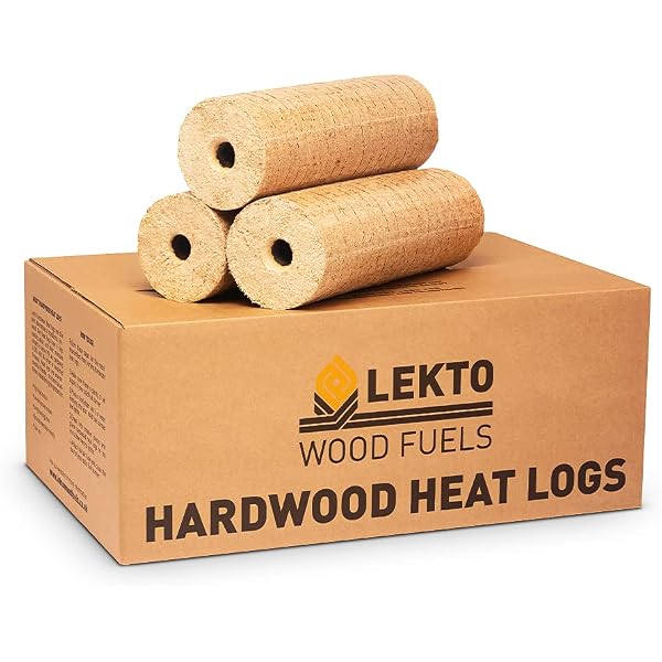 Lekto Woodfuels Night Briquettes - 20kg (20 Briquettes), Up to 8 Hour Slow  Burn | Ideal for Wood Stoves, Log Burners, Sheltered Fire Pits u0026 Chiminea |  Eco Friendly Compressed Wood Fire