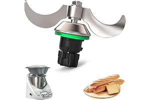 ACTSIME Couteau à pâte pour Thermomix TM7 TM6 TM5, pièce de rechange pour Thermomix, couteau mélangeur de rechange pour Vorwerk Thermomix TM7 TM6 TM5
