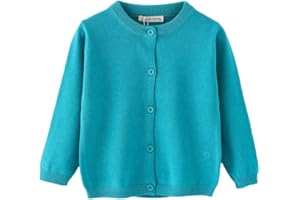 PythJooh Kids Cardigan Girls Boys Long Sleeve Solid Color Knitwear Sweatshirt Children Jersey Cardigan Outerwear 1-7Years