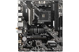 MSI MAG A520M VECTOR WIFI Gaming Motherboard (AMD Ryzen 3000 3rd Generation ryzen AM4, DDR4, M.2, USB 3.2 Generation 1, Wi-Fi, DP/HDMI, Micro ATX)