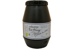 direct&friendly Bio Oliven schwarz mit Stein in Lake Kalamata (2 kg Kanister)