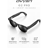 DVYEN G2 Pro Akıllı Yapay Zeka (AI) G&uuml;neş G&ouml;zl&uuml;ğ&uuml; &ndash; Kamera Bluetooth Hafıza M&uuml;zik AI Ast Canlı &Ccedil;eviri IPX5
