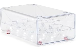 TATAY Äggbehållare för Kylskåp Fresh Box Eggs, 27x16x9 Cm, BPA-Fri Plast