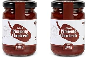 MADALO - Pack 2 unidades Pimiento choricero Familia Suarez tarro cristal 135grs - Total 270grs