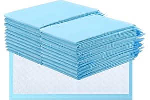 PELLYDA 20 tapis d'incontinence jetables pour | Idéal pour les personnes souffrant de faiblesse de la vessie | pour enfants, adultes et personnes âgée 60 x 90cm