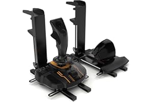 DIWANGUS UK 2-PACK Hotas Desk Mount,Joystick Desk Mount for Flight Sim Game Joystick Suitable for Thrustmaster T16000M FCS/TCA/T.Flight HOTAS 1/4,for Logitech G X52/X52 Pro/X56(Joystick NOT INCLUDED)