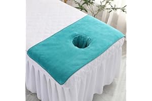 TEFEXER SPA Massage Table Coral velvet SPA Massage Table Face Towel with Hole ALL
