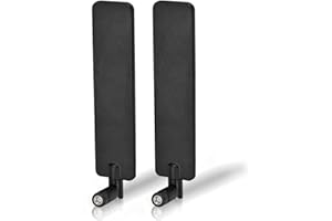 Bingfu Antenna WiFi 6E Tri-Banda 2.4GHz 5GHz 6GHz 5dBi MIMO RP-SMA Maschio per Router WiFi PC Scheda Madre MSI Gigabyte Biostar Connessioni Ad Alta Velocità Casa intelligente Uffici