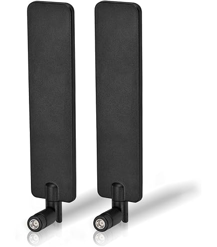 Pacco 2 Antenne WiFi Dual-band 8dBi RP-SMA Con Cavo U.fl, Per 2.4GHz E 5GHz – Eightwood