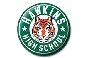 PYRAMID INTERNATIONAL Pyramid Stranger Things (Hawkins High School) (Pin Badge 25 mm) Merchandising, único, Synthetik, Ohne Stein