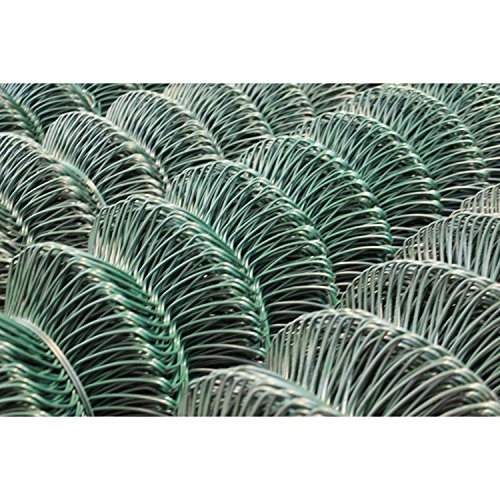 TOP MULTI Maschendrahtzaun Viereck-Geflecht Drahtzaun grün – versandkostenfrei (D) (100cm H x 15m L) - 4