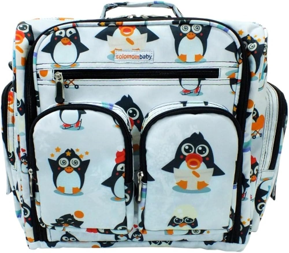 SolomomBaby Anne Bebek Bakım Çantası, Beyaz, Unisex
