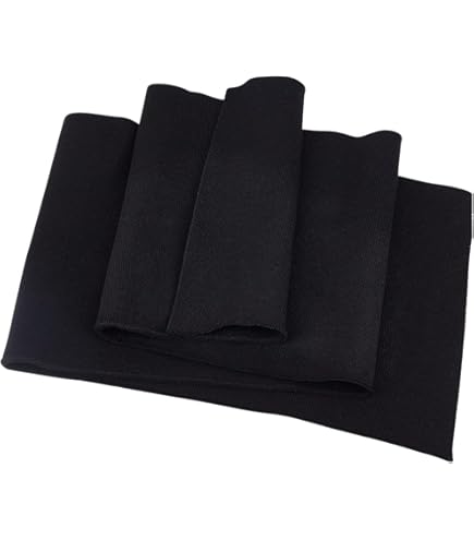 Tessuto Elastico 130x13cm Blu Scuro - 100% Acrilico Per Cucito Creativo - Foto 3