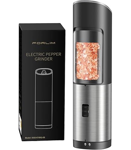 Macina Sale E Pepe Elettrico Sangcon - Ricaricabile USB, Con Luce LED