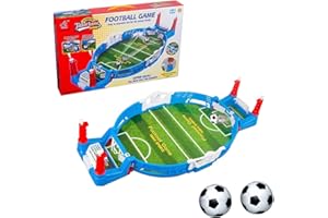 LTGB Mini Tabletop Football Game Toy with 2PCS mini Football, 2-Player Party Interactive Soccer Game Toy Gift Promote Friendship & Parent-Child Relationship, 2022 Worlds Cup