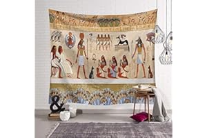 Tapisserie Murales?Morbuy Série de l'Egypte Ancienne Décoration Tenture Couverture Pique-Nique Polyester Nappe Yoga Tapestry