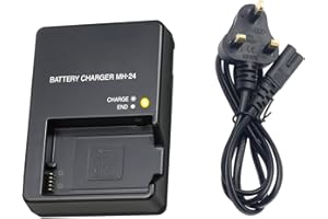 WIZFLUXMET MH-24 Battery Charger Compatible with Nikon EN-EL14/EN-EL14a Batteries, Compatible with Nikon D3100 D3200 D3300 D3400 D3500 D5100 D5200 D5300 D5500 D5600 Coolpix P7000 P7100 P7700 P7800