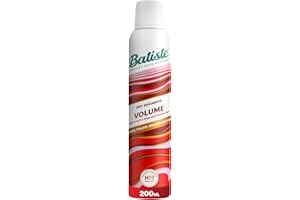 Batiste Dry Shampoo and Volume 200ml, Hair Benefits with Plumping Collagen, No Rinse Spray to Refresh Hair in Between Washes