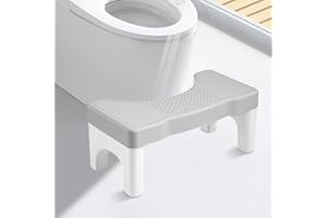 MEYAGOT Sgabello Per WC,40x21x17cm Poggiatesta Adulti, Aiutare Ad Alleviare La Stitichezza In Bagno