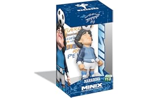 MINIX - Football Legends #113 - Maradona - Life is Life Warm-Up avec Lacets - Figurine à Collectionner 12 cm