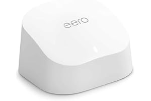 Routeur Wi-Fi maillé Amazon eero 6 | Ethernet 900 Mb/s | Couvre jusqu'à 140 m² | Possibilité de connecter plus de 75 appareils | 1 pièce | Modèle 2021