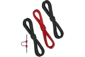 THREE ARCHERS Tiro con l'arco D corda abrasiva per Compound Arco D fibbia ad anello rilascio camme (Pack 3) filo ad arco 2,4 mm diametro accessori da caccia