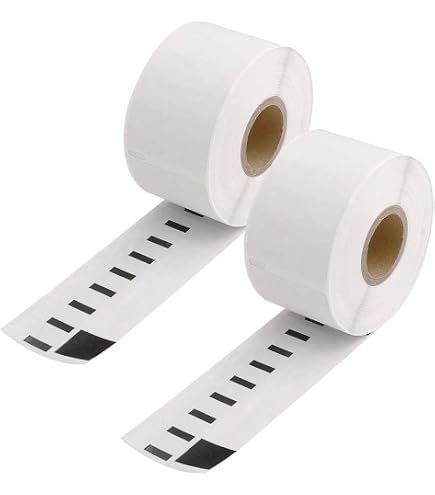 Squuido 40 Rouleaux Étiquettes 99012 36x89 Mm – Compatible Dymo LabelWriter 450 4XL & Seiko SLP – 260 Étiquettes/Rouleau