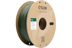 ‎ESUN eSUN PLA+ Filament 1.75mm, 3D Drucker Filament PLA Plus, Maßgenauigkeit +/- 0.03mm, 1kg Spule (2.2 LBS) 3D Druck Filament für 3D Drucker, Olivgrün