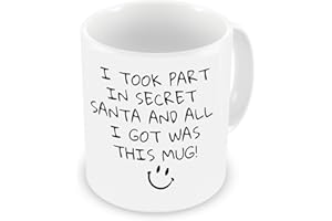 GrassVillage I Took Part in Secret Santa and All I Got was This Mug Xmas Ceramic Mug, Cup, White, Funny, Sarcasm Mug 11oz