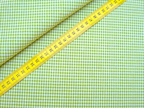 4 x 0,5m hellgrün Muster-Mix 100% Baumwolle Stoffbreite 1,4m (insgesamt 2m x 1,4m) - 4