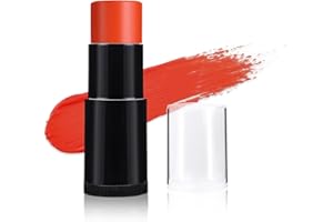 LOOUXC Camouflage Face Paint Sticks, Rosso Trucchi Halloween, Pittura per Il Viso Mimetica, Body Painting Stick Trucchi Truccabimbi per Carnevale, Halloween, Make Up Cosplay, festa