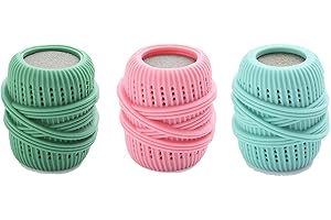 REA&GOLE 3 Pcs Laundry Washing Ball Magic Laundry Ball Eco-friendly All Natural Detergent Alternative for Washing All Kinds of Clothes