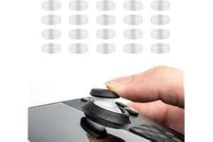 BeisDirect 20 Pezzi Protezioni Joystick per Console Portatili ROG ALLY, Maniglia Remote Stick Anello Protettivo Joystick in Silicone Anti-attrito per Joystick Steam Deck/PS5/Xbox/Switch Pro, Bianco