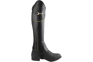 AK RIDING SPORTS LTD AK Destiny Chaps Reithalbe Chaps mit extra Lederschutz innen