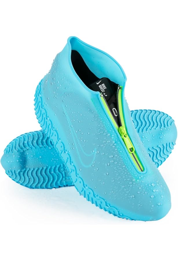 4 Paar Kinder-Schuhüberzieher Wasserdicht – Transparent, Wiederverwendbar