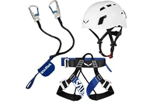 ‎SALEWA Salewa Klettersteigset Premium Attac Gurt Ferrata Lite Helm Toxo by
