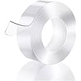 ECVV 5 Meter Magic Improvement Double Sided Tape Mounting Transparent Trace Less Acrylic REUse Washable Waterproof Adhesive Tape 5M