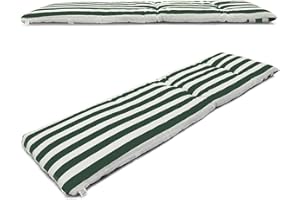 VIGIVISION Cojín Tumbona. Colchóneta para Tumbona Medidas 180x55X8cm. Verde