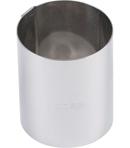 Decora Cadre Cercle Anneau De Gâteau En Acier Inoxydable Ø 14 X H 6 Cm - Argent