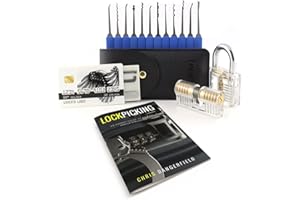Lokko Essential Lock Picking Kit - Boxed Lock Pick Set with Spy Kit, Practice Locks and Bonus Booklet (How to Pick Locks) - Gifts for Dad and Everyone Else
