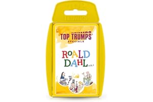 Top Trumps Roald Dahl Vol.1 Specials Card Game, play with gloriumptious characters from Matilda, The BFG, Charlie and the Chocolate Factory and Willy Wonka, gifts for boys and girls aged 6 plus