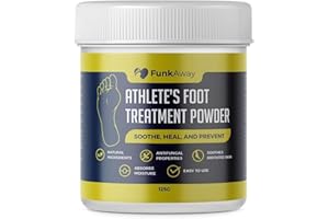 FUNKAWAY Athlete’s Foot Treatment Powder 100g - Soothe, Heal & Prevent Fungal Infections | Natural Antifungal, Moisture Absorbing Formula for Itchy, Irritated Skin | Easy to Use Foot Powder
