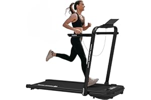 Mobvoi Home SE Smart AI - Tapis Course Pliable 3en1-12km/h 120kg - App TicSports - LED/Télécommande - Compact Bureau/Maison