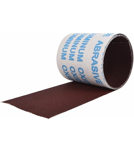 Rouleau Toile Émeri Grain 100 - 95 Mm X 1 M - Abrasif Flexible Pour Métal Verre Bois