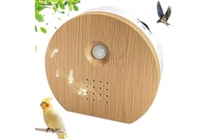 KUWUNG Bird Chirping Box with Motion Detector, Nature Sound Box with Wall Mount, Birdsong Box for Bathroom, Spa, Guest, Toilet and Relaxation, Birdsong Natural Sound Box