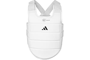 adidas Karate, protezione per il petto, per adulti, bambini, uomini, donne, approvata dalla WKF