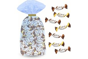 PRO DISTRI GALAXY Minis | Sachet de 545g de chocolat | Environ 60 bonbons au chocolat emballés individuellement | Prêt à Offrir pour Noël